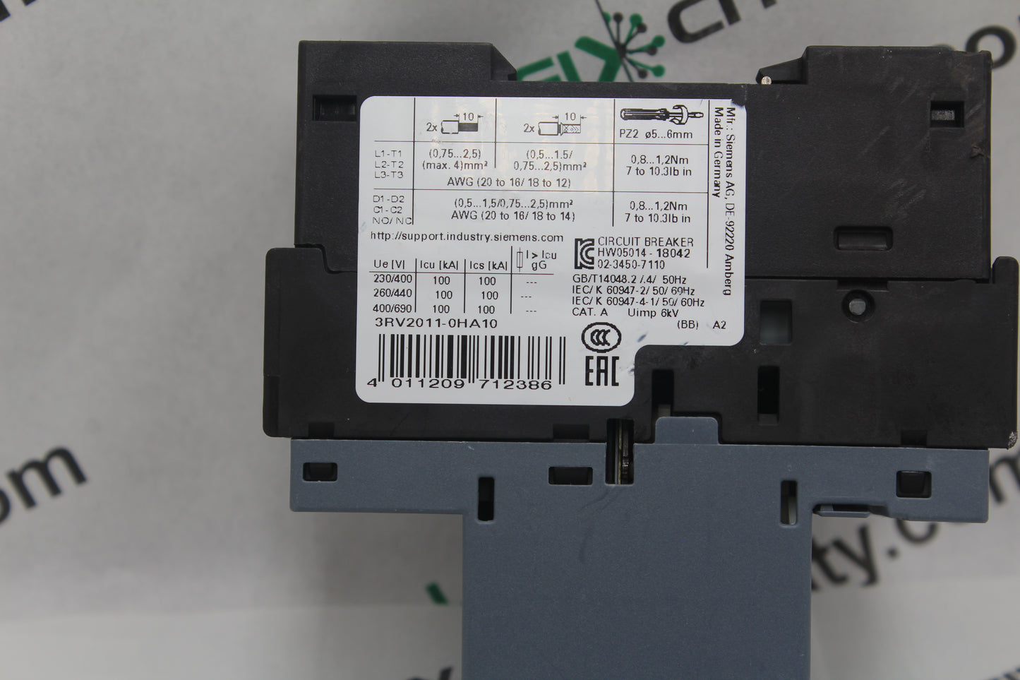 NEW NO BOX | SIEMENS | 3RV2021-4CA10 |