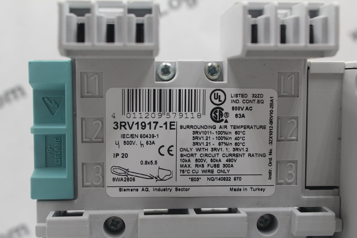 NEW NO BOX  | SIEMENS | 3RV1917-1E |